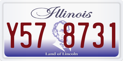 IL license plate Y578731