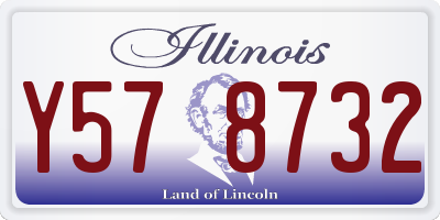 IL license plate Y578732