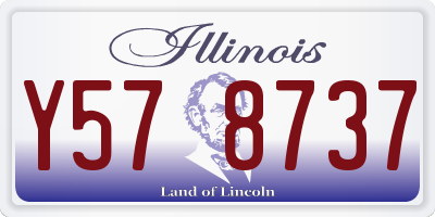 IL license plate Y578737