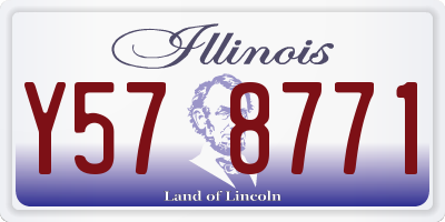 IL license plate Y578771