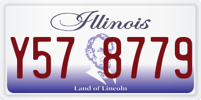 IL license plate Y578779