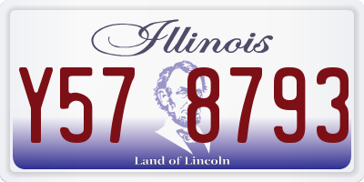 IL license plate Y578793