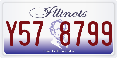 IL license plate Y578799