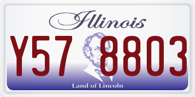 IL license plate Y578803