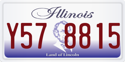 IL license plate Y578815