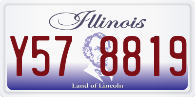 IL license plate Y578819