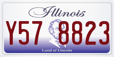 IL license plate Y578823
