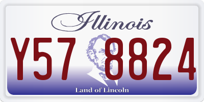 IL license plate Y578824