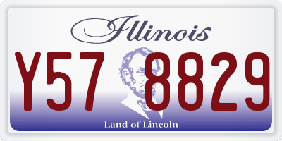 IL license plate Y578829