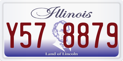 IL license plate Y578879