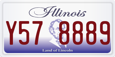 IL license plate Y578889