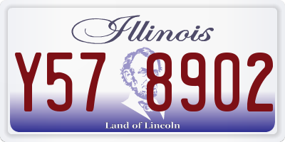 IL license plate Y578902