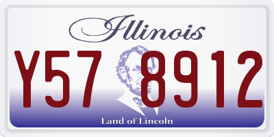 IL license plate Y578912