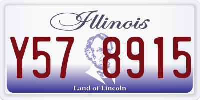 IL license plate Y578915
