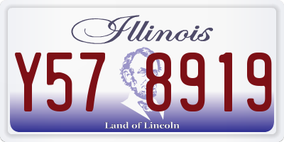 IL license plate Y578919
