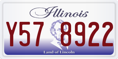 IL license plate Y578922