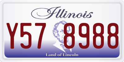 IL license plate Y578988