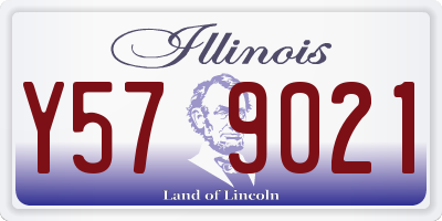IL license plate Y579021