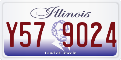 IL license plate Y579024