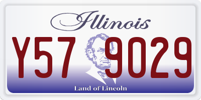 IL license plate Y579029