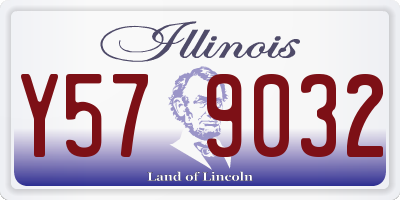 IL license plate Y579032