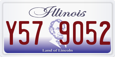IL license plate Y579052