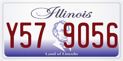 IL license plate Y579056