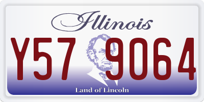 IL license plate Y579064