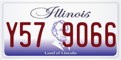 IL license plate Y579066
