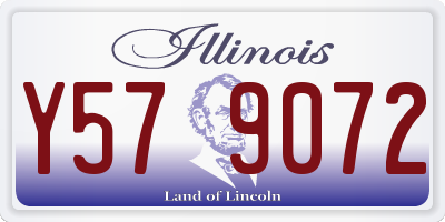 IL license plate Y579072