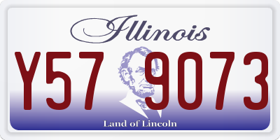 IL license plate Y579073