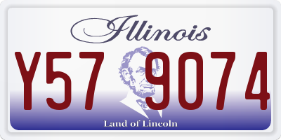 IL license plate Y579074