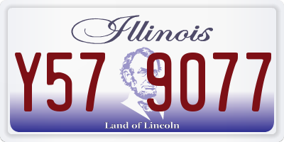 IL license plate Y579077