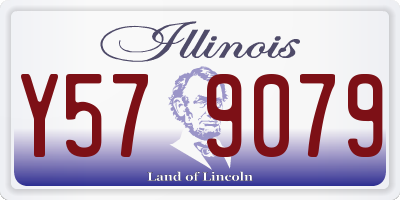 IL license plate Y579079