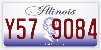 IL license plate Y579084