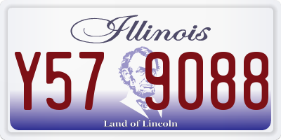 IL license plate Y579088