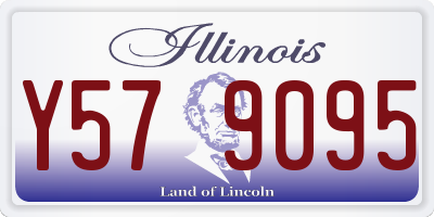 IL license plate Y579095