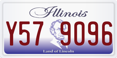IL license plate Y579096