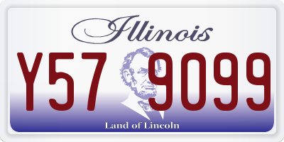 IL license plate Y579099