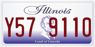 IL license plate Y579110