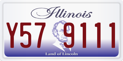 IL license plate Y579111