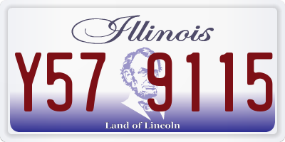 IL license plate Y579115
