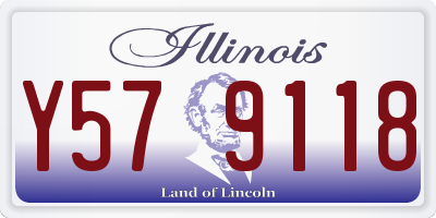 IL license plate Y579118