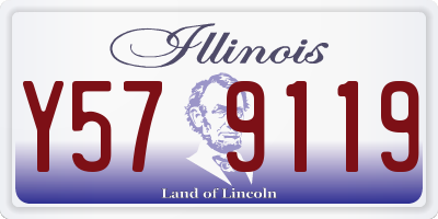 IL license plate Y579119