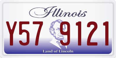 IL license plate Y579121