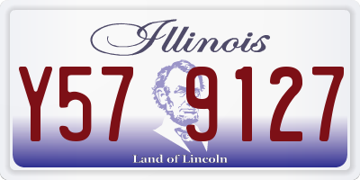 IL license plate Y579127