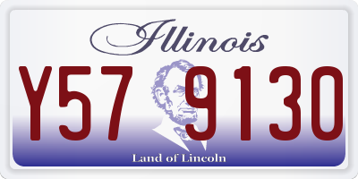 IL license plate Y579130