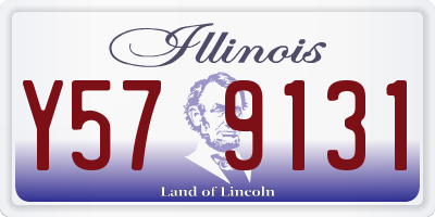 IL license plate Y579131