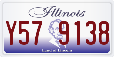 IL license plate Y579138