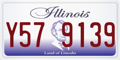 IL license plate Y579139